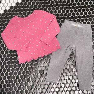 Cat & Jack Pink and Gray Kids Matching Set